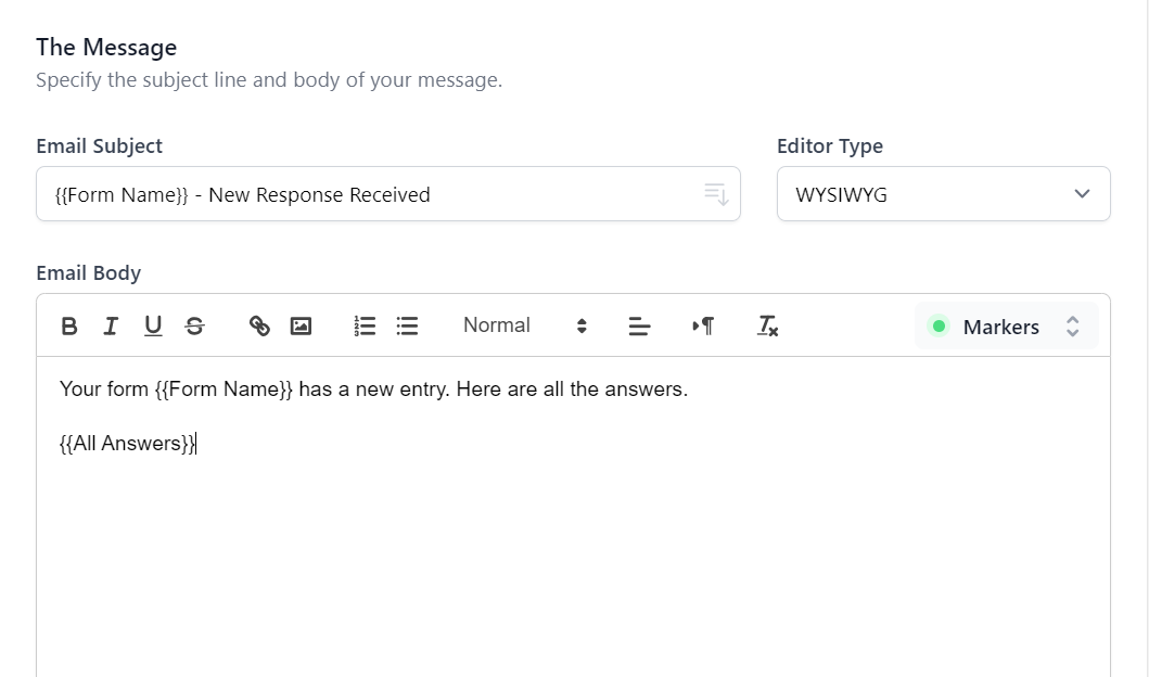 Email Notifications for Google Forms